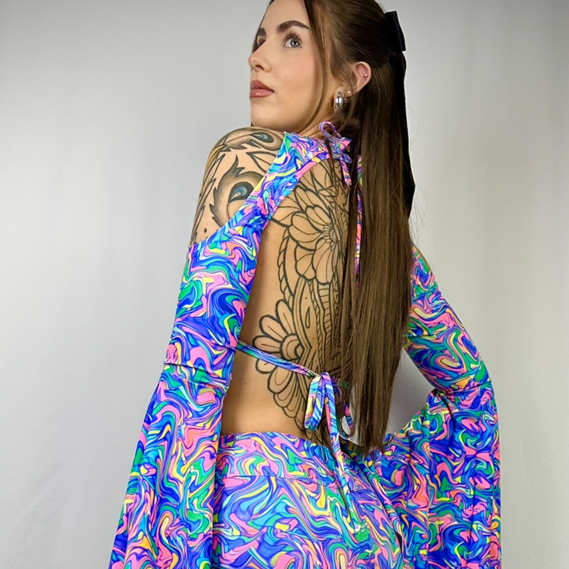 Open Back Extreme Crop Top