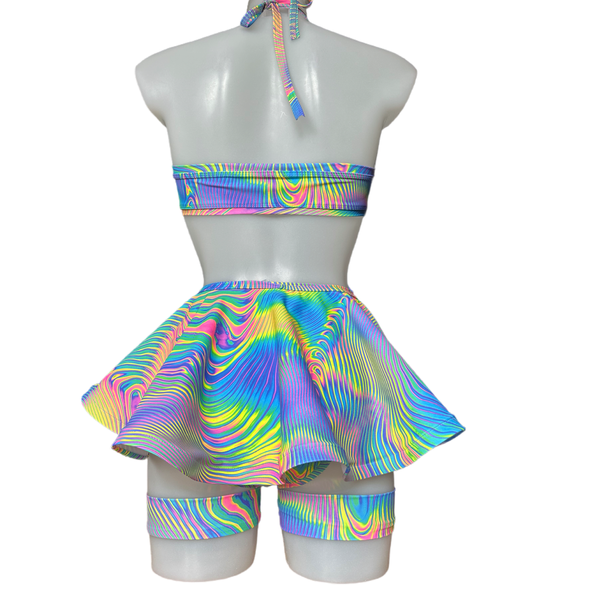 Feather Lycra Overskirt