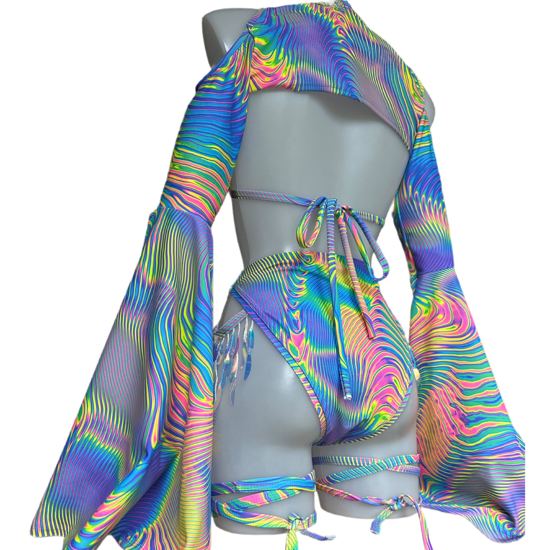 Open Shoulder Extreme Crop Top