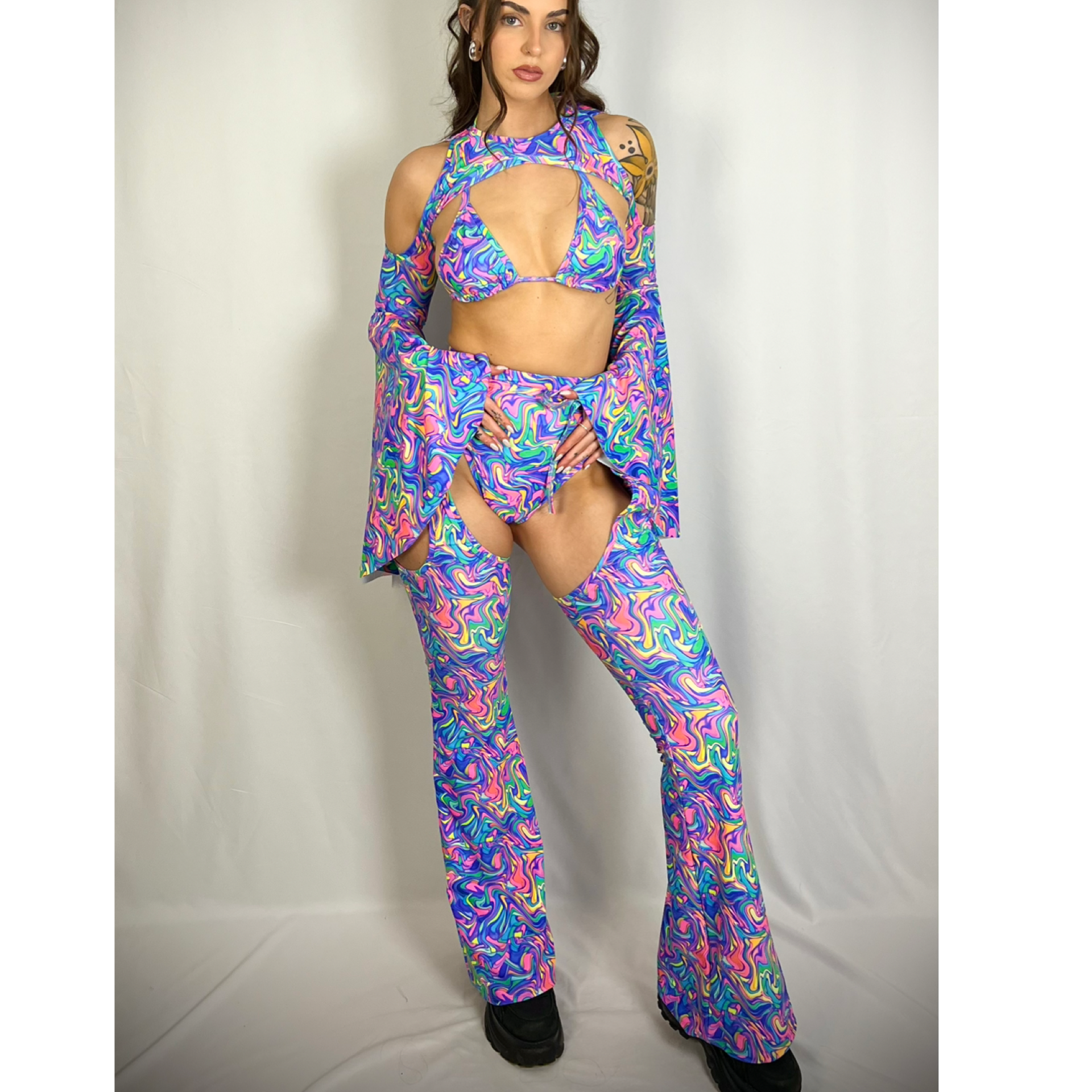 Flared Chaps and Hot Pants